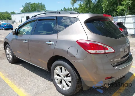 2012 Nissan Murano Sl from USA, damaged, VIN JN8AZ1MW8CW230650